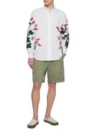 模特儿示范图 - 点击放大 - LOEWE - Rose Printed Shirt