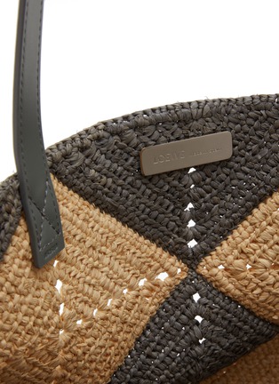 细节 - 点击放大 - LOEWE - XL Puzzle Fold Raffia Tote