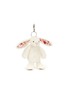 细节 –点击放大 - JELLYCAT - Blossom Bunny Berry Bag Charm — Cream