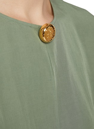  - LOEWE - Pebble Drape Belted Dress