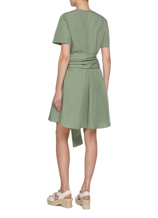 背面 - 点击放大 - LOEWE - Pebble Drape Belted Dress