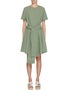 首图 - 点击放大 - LOEWE - Pebble Drape Belted Dress