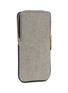 模特儿示范图 - 点击放大 - L/UNIFORM - Canvas Leather Glasses Case N°65