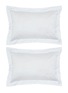 首图 –点击放大 - CELSO DE LEMOS - Bourdon Pillowcase Set Of 2 — 360 Sky Blue