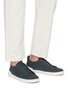 模特儿示范图 - 点击放大 - ERMENEGILDO ZEGNA - Triple Stitch Cotton Linen Men's Sneakers
