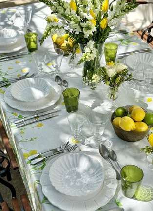 细节 –点击放大 - SUMMERILL & BISHOP - Buttercup Linen Tablecloth