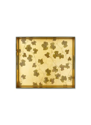 首图 –点击放大 - SUMMERILL & BISHOP - Gold Leaf Ivy Rectangular Lacquered Tray
