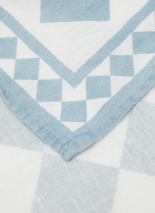 细节 –点击放大 - SUMMERILL & BISHOP - X Claridges Chequered Linen Napkin