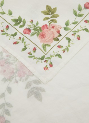 细节 –点击放大 - SUMMERILL & BISHOP - X John Derian Rose Trellis Linen Napkin