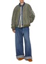 模特儿示范图 - 点击放大 - SACAI - X LEVI'S 双面穿拼接夹克