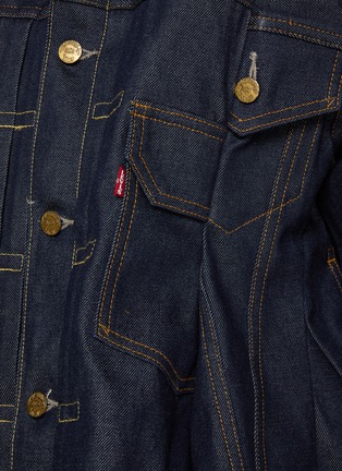  - SACAI - X LEVI'S 褶裥牛仔夹克