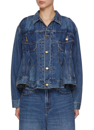 首图 - 点击放大 - SACAI - X LEVI'S 褶裥牛仔夹克