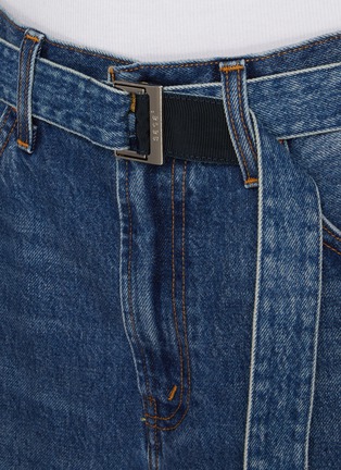  - SACAI - X LEVI'S 系带阔腿牛仔裤