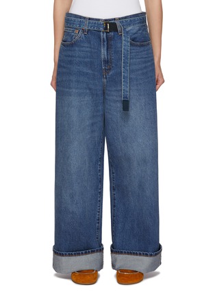 首图 - 点击放大 - SACAI - X LEVI'S 系带阔腿牛仔裤