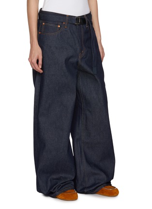 细节 - 点击放大 - SACAI - X LEVI'S 系带阔腿牛仔裤