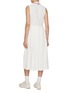 背面 - 点击放大 - THOM BROWNE - Sleeveless Pleated Cotton Waffle Knit Polo Dress
