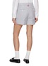背面 - 点击放大 - THOM BROWNE - Tonal University Stripe Sack Linen Cotton Shorts