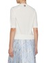 背面 - 点击放大 - THOM BROWNE - Feather Intarsia Pointelle Bar Cotton T-Shirt