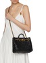 正面 -点击放大 - BOTTEGA VENETA - Small Andiamo Intrecciato Leather Bag