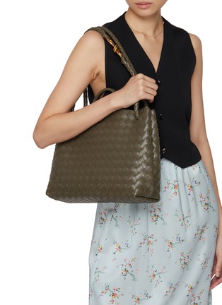 背面 - 点击放大 - BOTTEGA VENETA - Andiamo Intrecciato Leather Bag