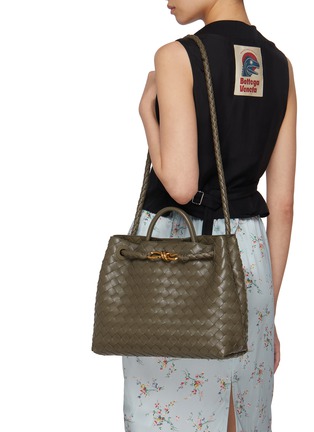 正面 -点击放大 - BOTTEGA VENETA - Andiamo Intrecciato Leather Bag