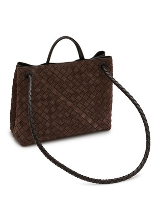 细节 - 点击放大 - BOTTEGA VENETA - 中号 ANDIAMO 绒面皮单肩包