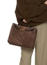 正面 -点击放大 - BOTTEGA VENETA - 中号 ANDIAMO 绒面皮单肩包