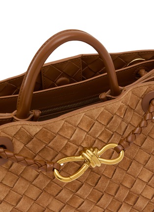 细节 - 点击放大 - BOTTEGA VENETA - 小号 ANDIAMO 绒面皮单肩包