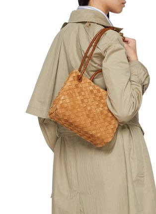 背面 - 点击放大 - BOTTEGA VENETA - 小号 ANDIAMO 绒面皮单肩包