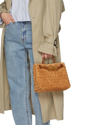 正面 -点击放大 - BOTTEGA VENETA - 小号 ANDIAMO 绒面皮单肩包