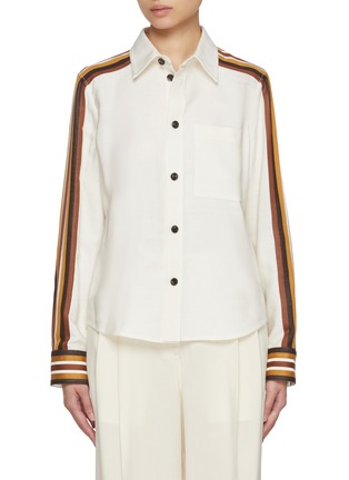 首图 - 点击放大 - BOTTEGA VENETA - Side Arm Stripe Shirt