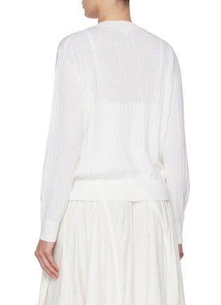 背面 - 点击放大 - BOTTEGA VENETA - Knot Button Thin Wool Cardigan