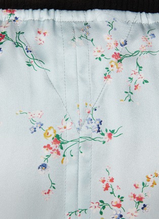  - BOTTEGA VENETA - Floral Knee Length Silk Skirt