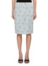 首图 - 点击放大 - BOTTEGA VENETA - Floral Knee Length Silk Skirt