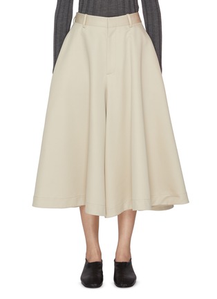 首图 - 点击放大 - BOTTEGA VENETA - Flared Cotton Silk Midi Skirt
