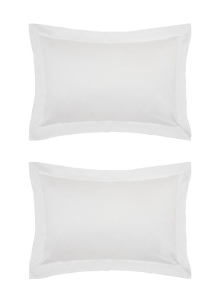 首图 –点击放大 - CELSO DE LEMOS - Amanda Pillowcase Set Of 2 — White