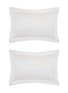 首图 –点击放大 - CELSO DE LEMOS - Amanda Pillowcase Set Of 2 — White