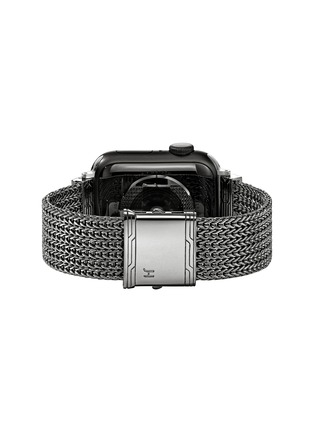 细节 - 点击放大 - JOHN HARDY - Icon Black Rhodium Plated Sterling Silver Smart Watch Strap — Size UL