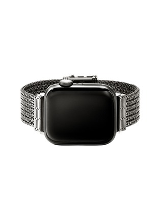首图 - 点击放大 - JOHN HARDY - Icon Black Rhodium Plated Sterling Silver Smart Watch Strap — Size UL