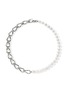  - JOHN HARDY - Surf Fresh Water Pearl Sterling Silver Necklace — Size 18