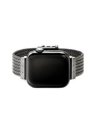 首图 - 点击放大 - JOHN HARDY - Icon Black Rhodium Plated Sterling Silver Smart Watch Strap — Size UM