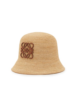首图 - 点击放大 - LOEWE - Anagram Raffia Bucket Hat
