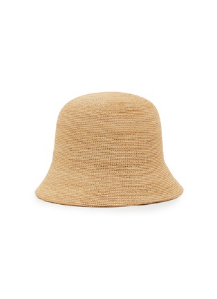 模特儿示范图 - 点击放大 - LOEWE - Anagram Raffia Bucket Hat