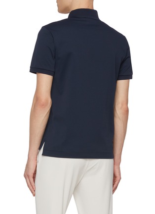 背面 - 点击放大 - SOUTHCAPE - Dinosaur Patch Buttoned Polo Shirt