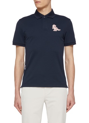 首图 - 点击放大 - SOUTHCAPE - Dinosaur Patch Buttoned Polo Shirt