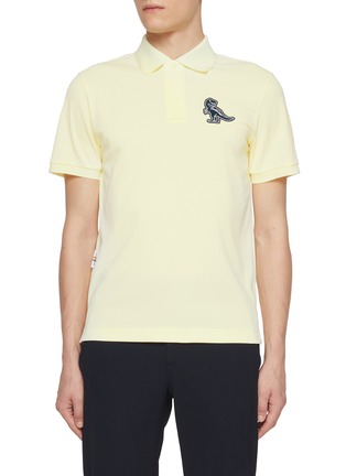 首图 - 点击放大 - SOUTHCAPE - Dinosaur Patch Buttoned Polo Shirt