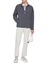 模特儿示范图 - 点击放大 - SOUTHCAPE - Cropped Logo Waistband Pants