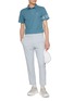 模特儿示范图 - 点击放大 - SOUTHCAPE - Badge Sleeve Logo Polo Shirt
