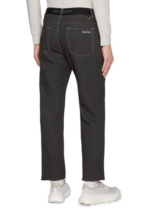 背面 - 点击放大 - SOUTHCAPE - Cropped Denim Effect Pants