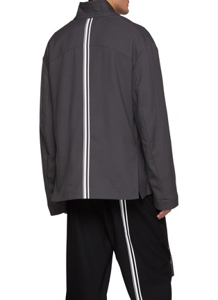 背面 - 点击放大 - MORDECAI - Stripe Back Wool Kimono Blazer
